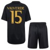 Camisola + Calções Real Madrid Valverde 15 Criança Equipamento 3ª 23/24